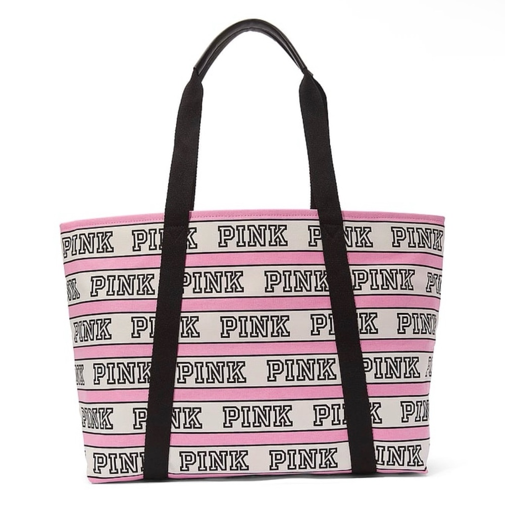 Pink Branded Tote Bag